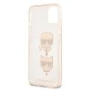 Karl Lagerfeld KLHCP13SKCTUGLGO iPhone13 mini 5,4 złoty/gold hardcase Glitter Karl`s & Choupette
